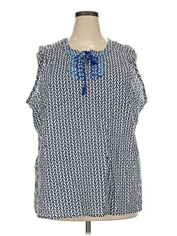 Basic Editions Sleeveless Blouse (view 1)