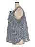 Basic Editions 100% Polyester Blue Sleeveless Blouse Size 2X - photo 5