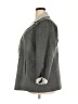 Talbots Chevron-herringbone Gray Wool Coat Size 18 Petite - photo 5