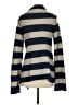 Free People 100% Lambswool Stripes Blue Wool Coat Size S - photo 2