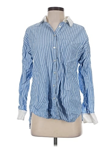Ann Taylor LOFT Long Sleeve Button-Down Shirt (view 1)
