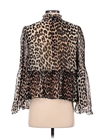Ganni Long Sleeve Blouse (view 2)