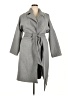 ELOQUII 100% Polyester Gray Coat Size 18 Plus - photo 1