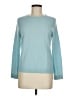 L.L.Bean 100% Cashmere Blue Cashmere Pullover Sweater Size Med Petite - photo 1
