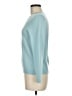 L.L.Bean 100% Cashmere Blue Cashmere Pullover Sweater Size Med Petite - photo 5