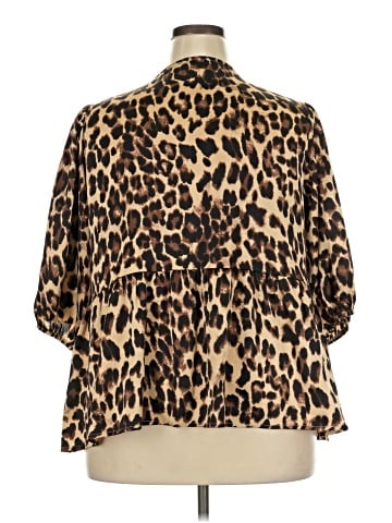 Oddi 3/4 Sleeve Blouse (view 2)