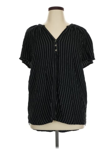 Cynthia Rowley Short Sleeve Blouse (view 1)