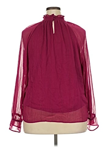 LC Lauren Conrad Long Sleeve Blouse (view 2)