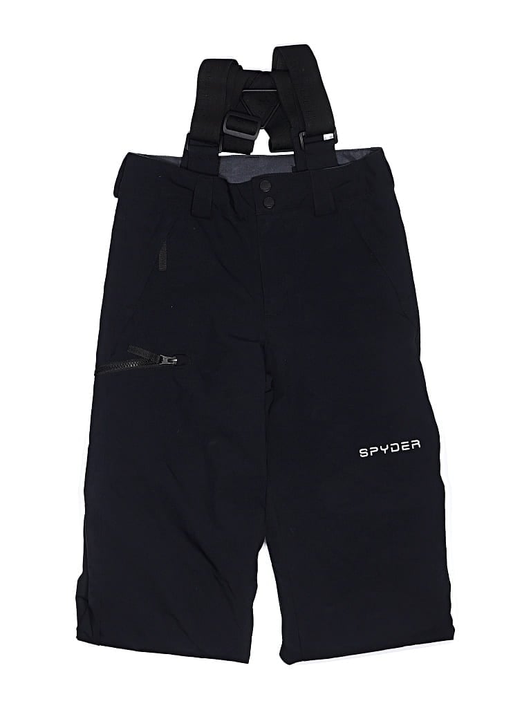Pre-owned Spyder Kids' Snow Pants With Bib In Blue