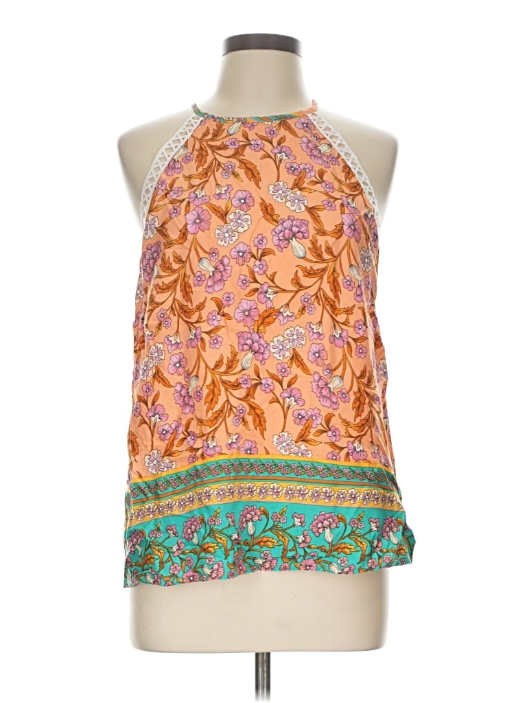 Pre-owned Cupshe Sleeveless Blouse In Orange