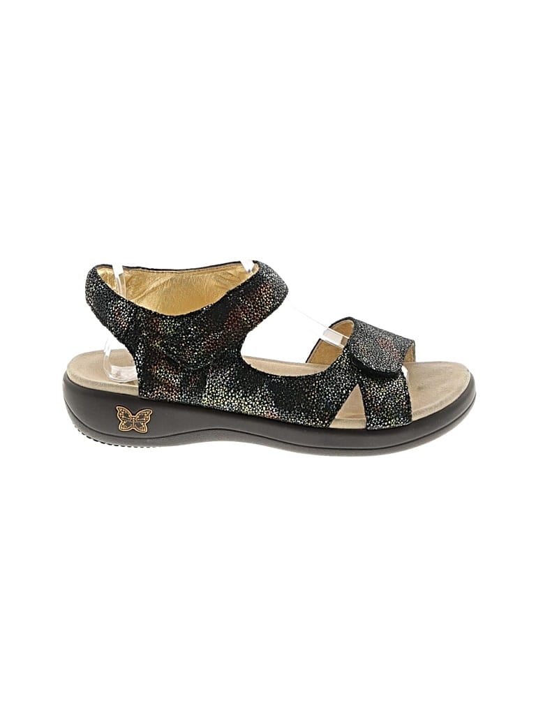 Pre-owned Alegria Sandals In Black