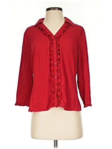 Covington Outlet 3/4 Sleeve Button-Down Shirt (view 1)