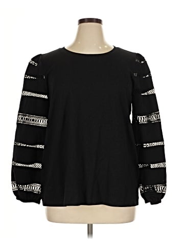 Anne Klein Long Sleeve Blouse (view 1)