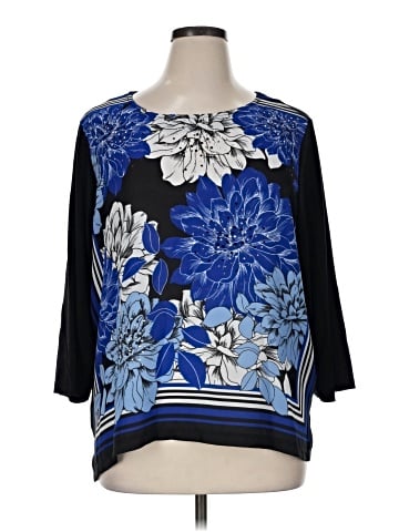 Alfred Dunner 3/4 Sleeve Blouse (view 1)