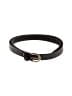BiBA 100% Leather Black Leather Belt Size M - photo 1