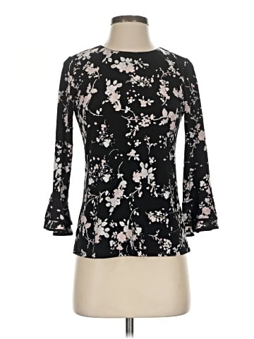 Karl Lagerfeld Paris 3/4 Sleeve Top (view 1)