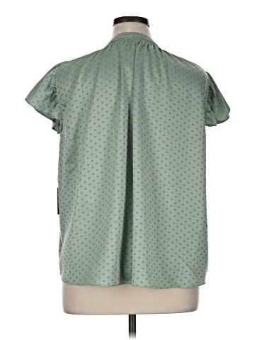 LC Lauren Conrad Short Sleeve Blouse (view 2)