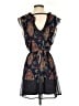 DR2 100% Polyester Paisley Blue Casual Dress Size S - photo 2