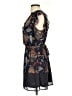 DR2 100% Polyester Paisley Blue Casual Dress Size S - photo 5