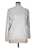 Basic Editions 100% Cotton Argyle Silver White Pullover Sweater Size XL - photo 2