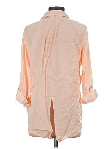 DKNY Jeans 3/4 Sleeve Button-Down Shirt (view 2)