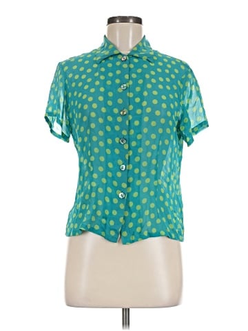 Dana Buchman Short Sleeve Silk Top (view 1)