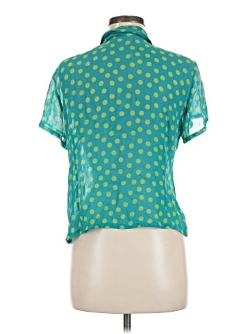 Dana Buchman Short Sleeve Silk Top (view 2)