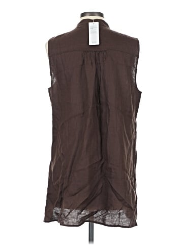 Eileen Fisher Sleeveless Button-Down Shirt (view 2)