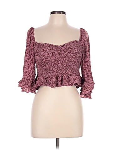 Lulus 3/4 Sleeve Blouse (view 1)