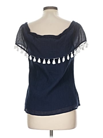 Sail to Sable Short Sleeve Blouse (view 2)