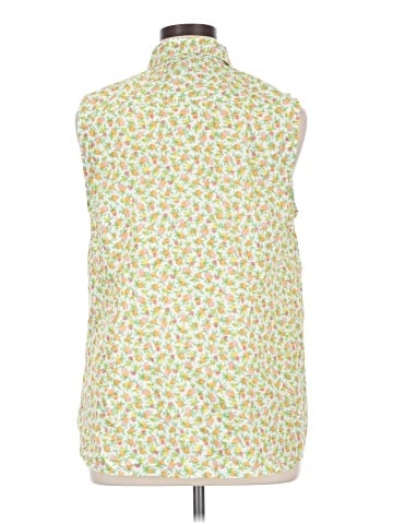 Lands' End Sleeveless Button-Down Shirt (view 2)