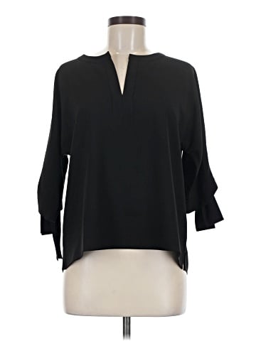 Black Label by Chico's 3/4 Sleeve Blouse (view 1)