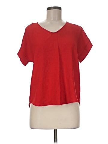 Petite Assembly Short Sleeve Blouse (view 1)