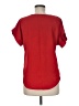 Petite Assembly 100% Polyester Red Short Sleeve Blouse Size Med Petite - photo 2