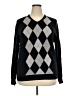 Basic Editions Argyle Black Pullover Sweater Size XXL - photo 1