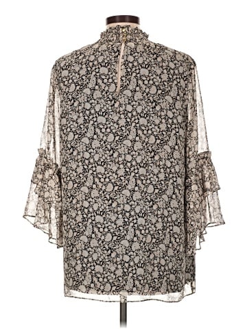 Shoshanna 3/4 Sleeve Silk Top (view 2)