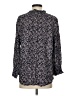 DR2 100% Rayon Floral Blue 3/4 Sleeve Blouse Size S - photo 2