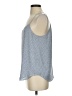 Ann Taylor LOFT 100% Polyester Blue Sleeveless Blouse Size S - photo 5