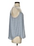 Ann Taylor LOFT 100% Polyester Blue Sleeveless Blouse Size S - photo 4