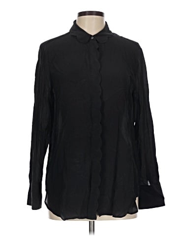Banana Republic Long Sleeve Silk Top (view 1)
