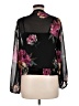 CeCe Black Long Sleeve Blouse Size M - photo 2
