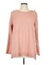 Soft Surroundings Pink Pullover Sweater Size L - photo 1