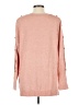 Soft Surroundings Pink Pullover Sweater Size L - photo 2