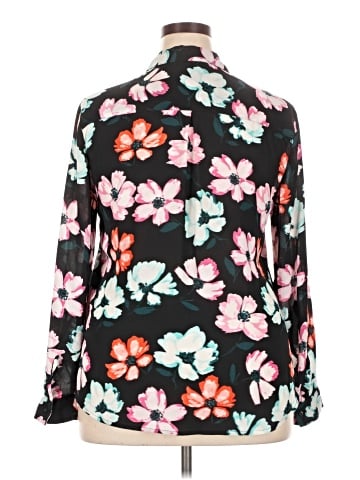 Candie's Long Sleeve Blouse (view 2)