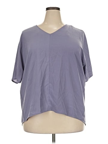 Worthington Short Sleeve Blouse (view 1)