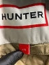 Hunter 100% Nylon Argyle Tan Coat Size L - photo 6