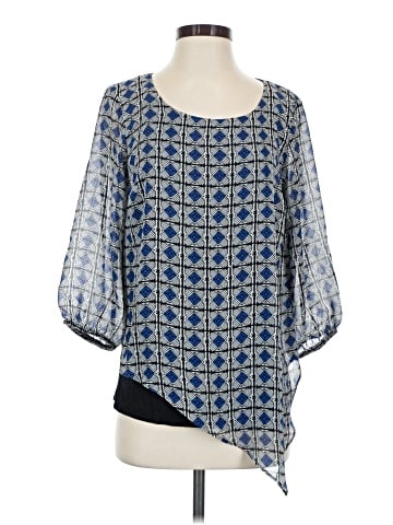 AB Studio 3/4 Sleeve Blouse (view 1)