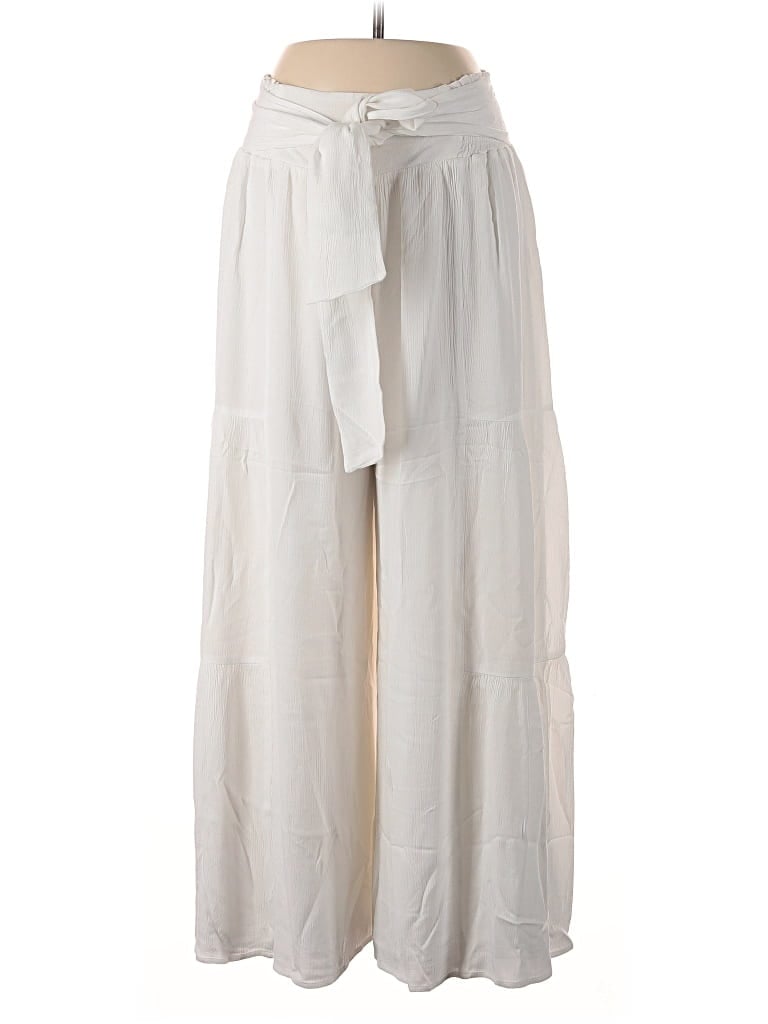 Pre-owned Final Touch Casual Pants In Ivory