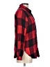 Zara Basic Plaid Red Long Sleeve Button-Down Shirt Size L - photo 4