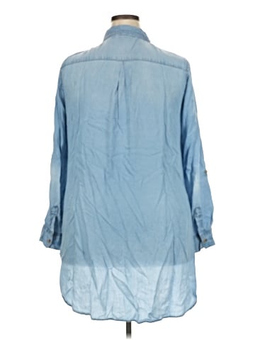 Cato 3/4 Sleeve Button-Down Shirt (view 2)